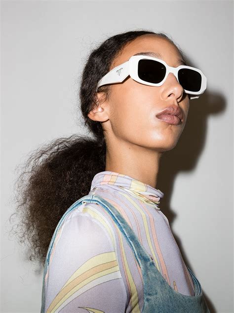 prada eyewear geometric frame sunglasses|prada sunglasses models.